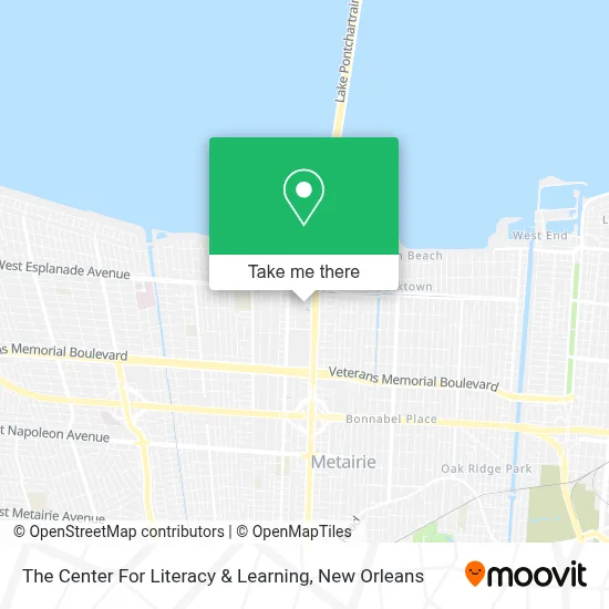 The Center For Literacy & Learning map