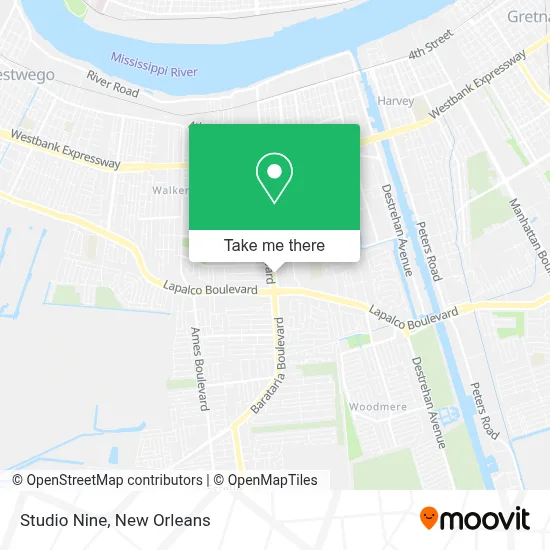 Studio Nine map