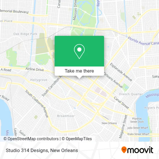 Studio 314 Designs map