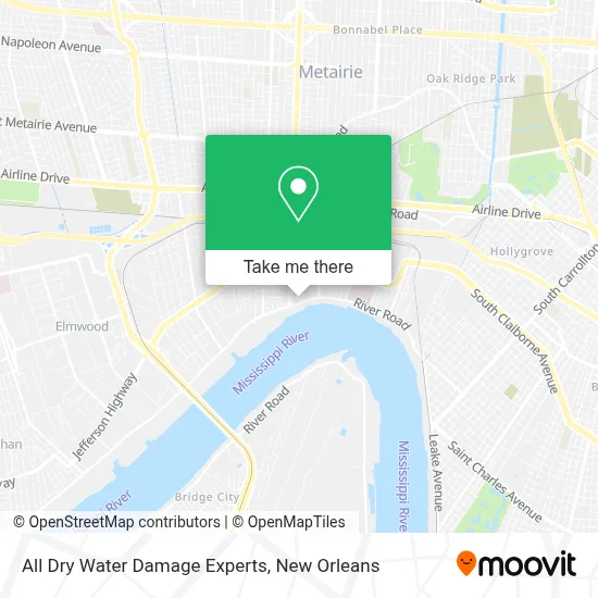 All Dry Water Damage Experts map