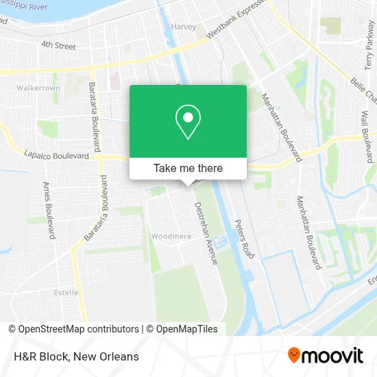 H&R Block map