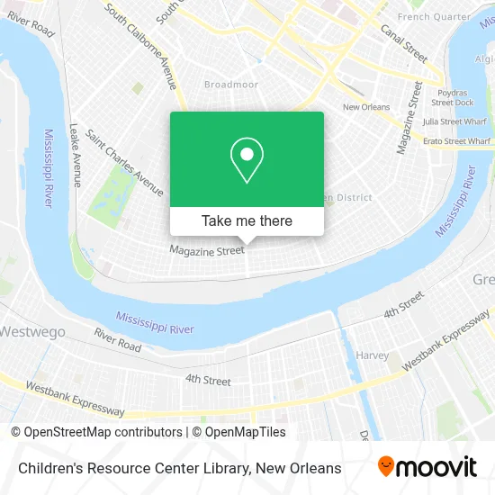 Children's Resource Center Library map