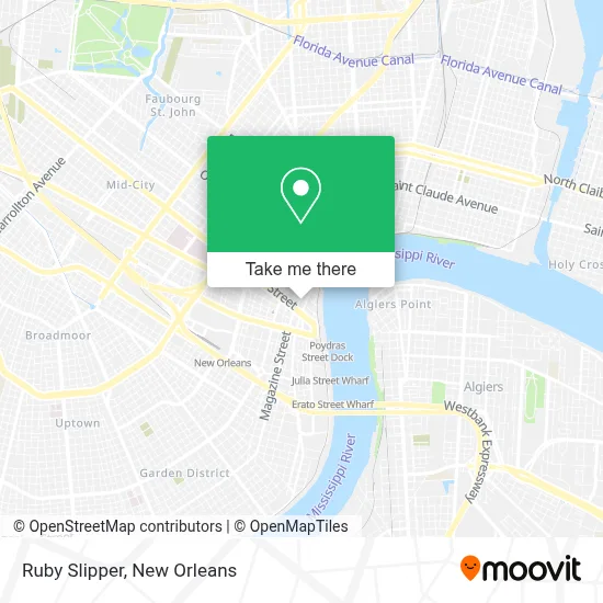 Ruby Slipper map