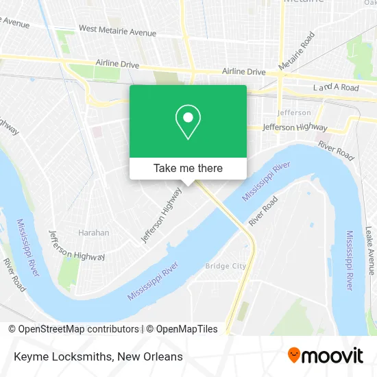 Keyme Locksmiths map