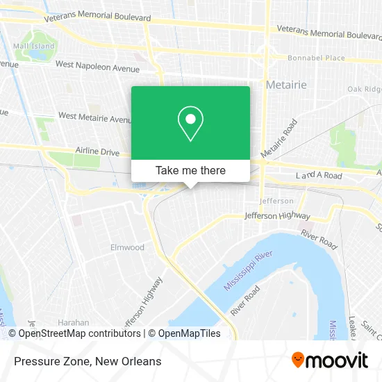 Pressure Zone map