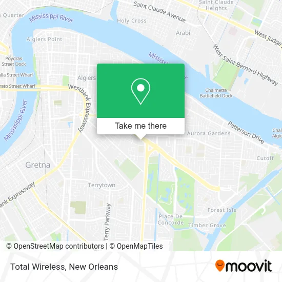 Total Wireless map