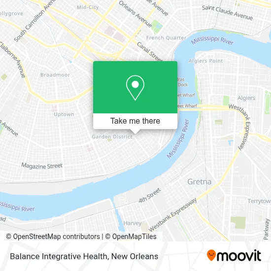Balance Integrative Health map