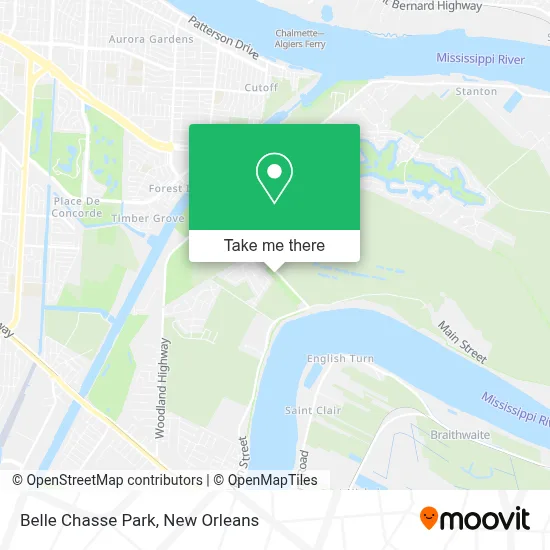 Belle Chasse Park map