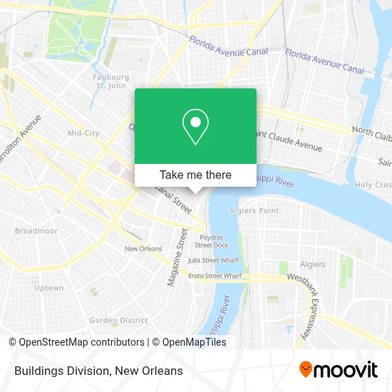 Buildings Division map
