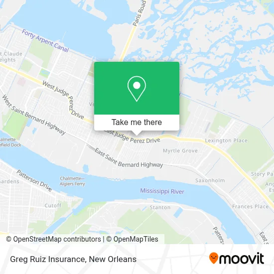 Greg Ruiz Insurance map