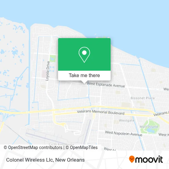 Colonel Wireless Llc map