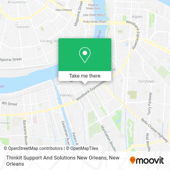 Thinkit Support And Solutions New Orleans map