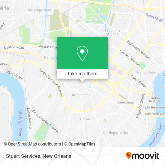 Stuart Services map
