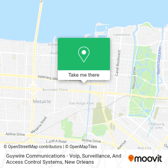 Guywire Communications - Voip, Surveillance, And Access Control Systems map