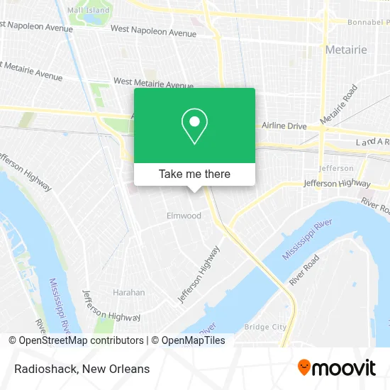 Radioshack map