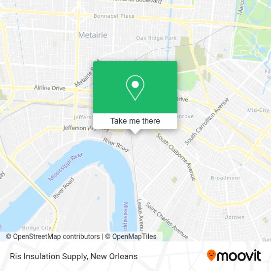 Ris Insulation Supply map