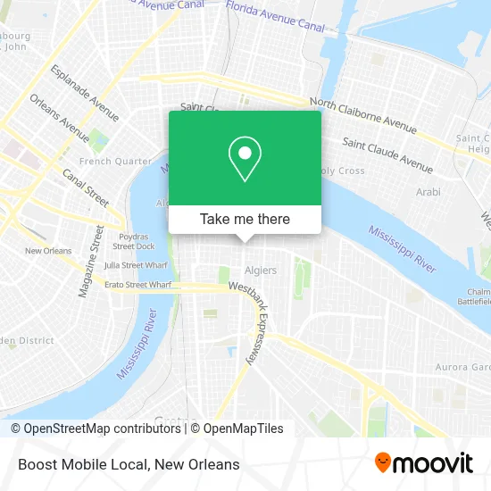Boost Mobile Local map