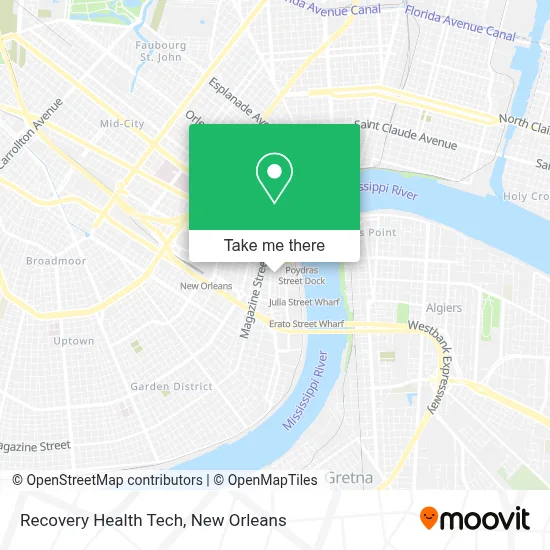 Recovery Health Tech map