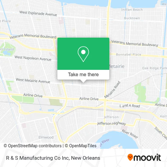 R & S Manufacturing Co Inc map