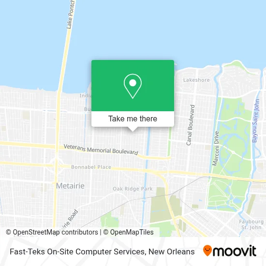 Fast-Teks On-Site Computer Services map