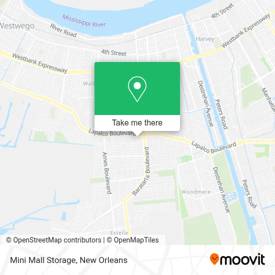 Mini Mall Storage map