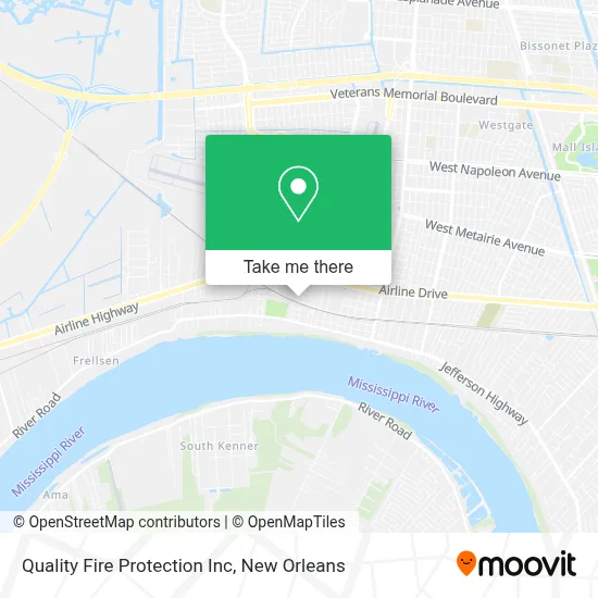 Quality Fire Protection Inc map