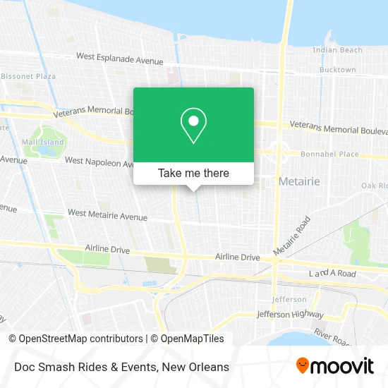 Doc Smash Rides & Events map
