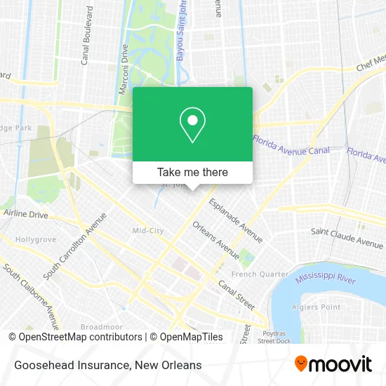Goosehead Insurance map