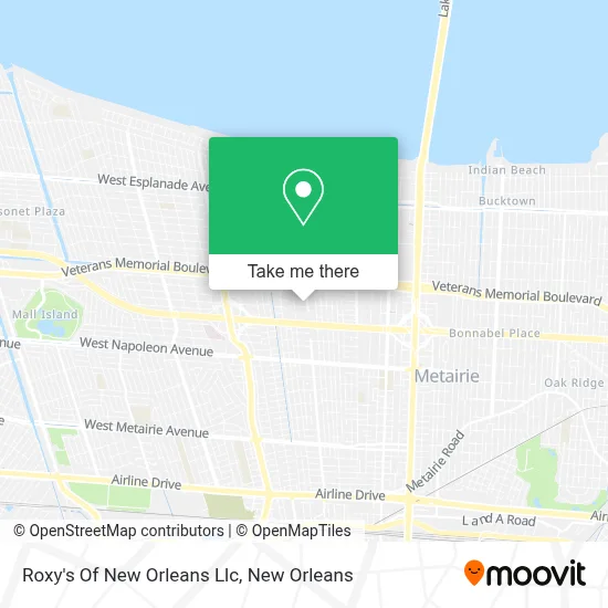 Roxy's Of New Orleans Llc map