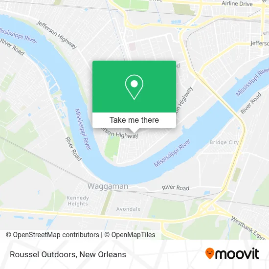 Roussel Outdoors map