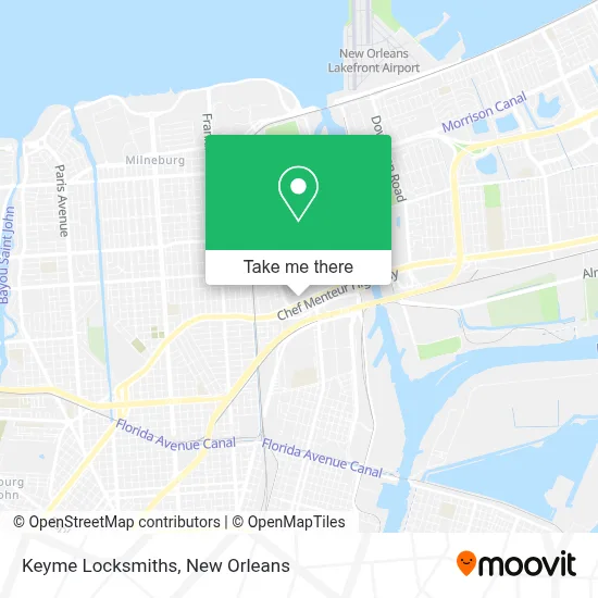 Keyme Locksmiths map