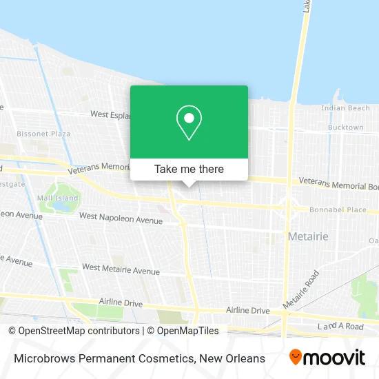 Microbrows Permanent Cosmetics map