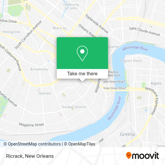 Ricrack map