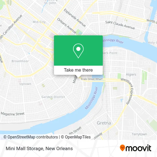 Mini Mall Storage map