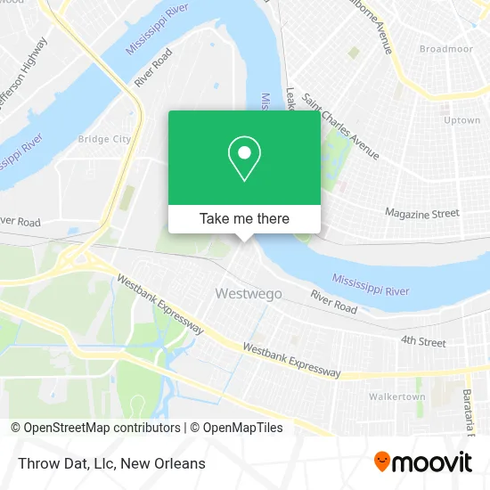 Throw Dat, Llc map