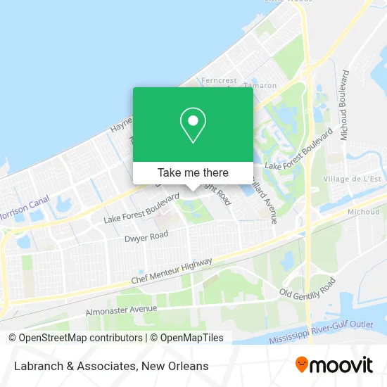 Labranch & Associates map
