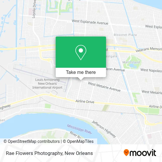 Rae Flowers Photography map
