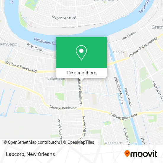 Labcorp map