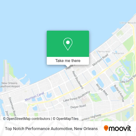 Top Notch Performance Automotive map