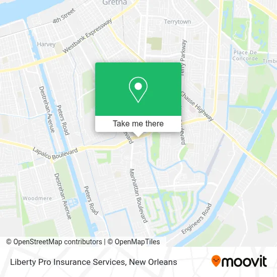 Liberty Pro Insurance Services map
