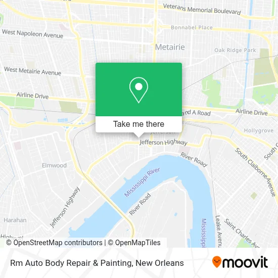 Rm Auto Body Repair & Painting map