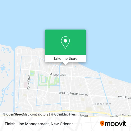 Finish Line Management map