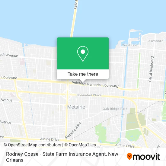 Rodney Cosse - State Farm Insurance Agent map
