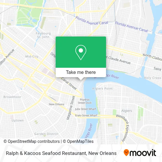 Ralph & Kacoos Seafood Restaurant map