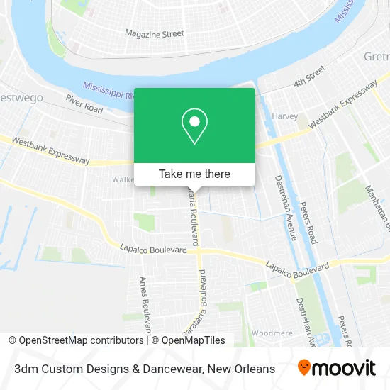3dm Custom Designs & Dancewear map