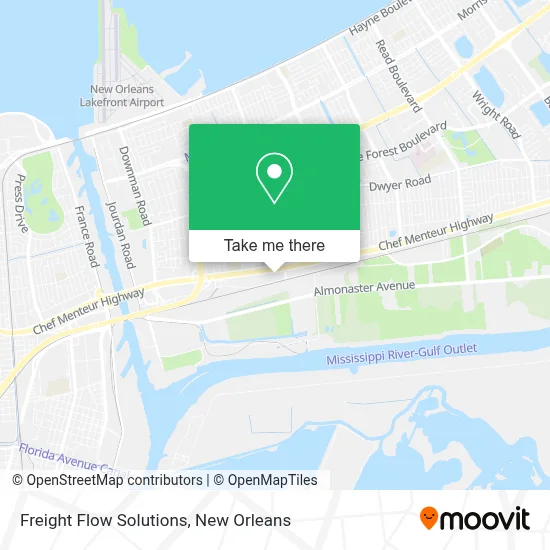 Freight Flow Solutions map