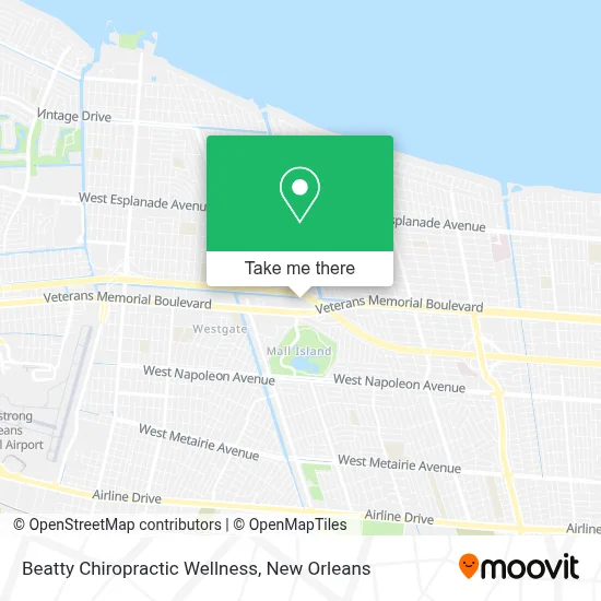 Beatty Chiropractic Wellness map