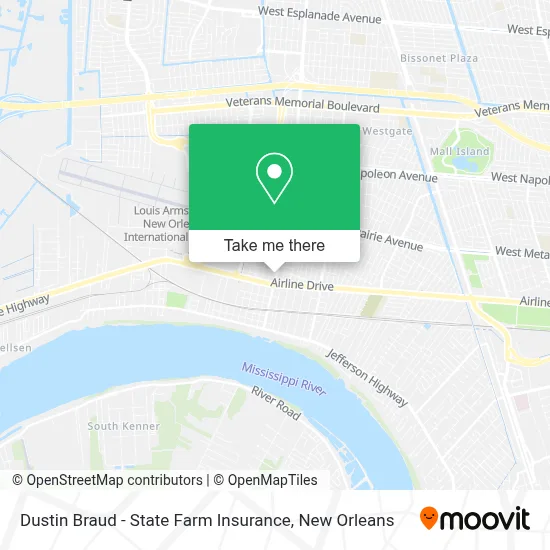 Dustin Braud - State Farm Insurance map