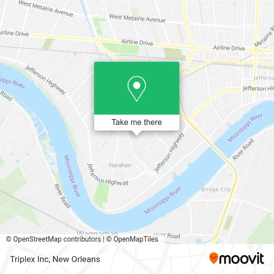 Triplex Inc map