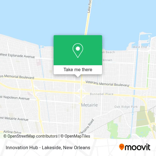 Innovation Hub - Lakeside map